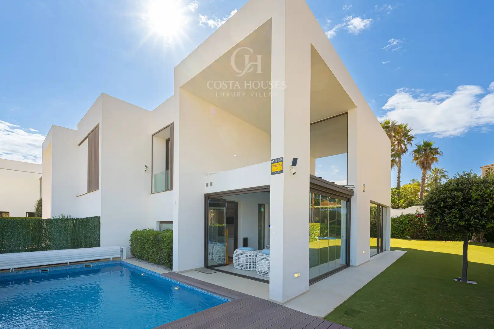 Exterior view of Houses for sale in Moraira  with Air Conditioner, Heating and Private garden