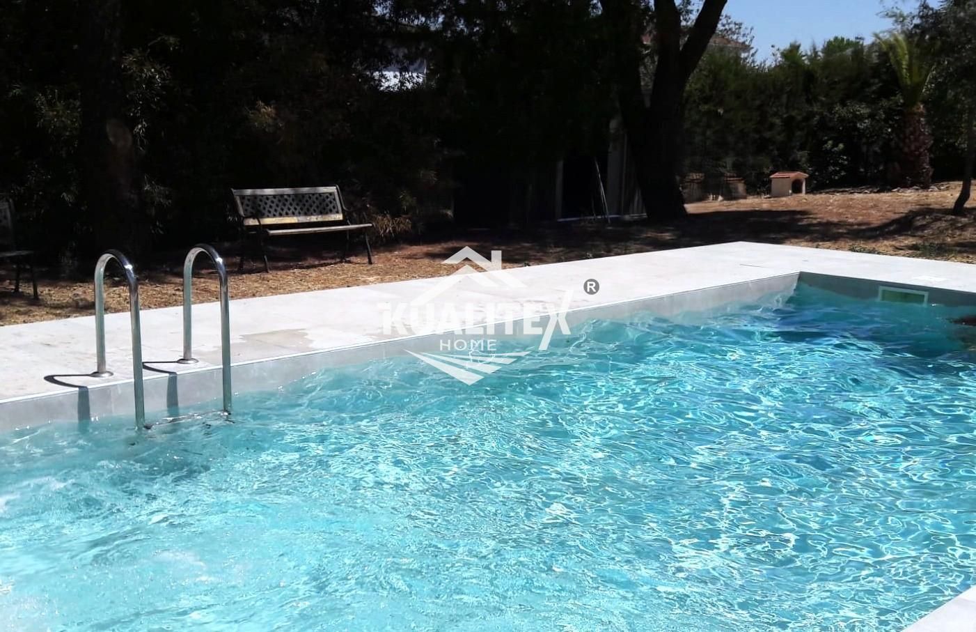 Swimming pool of House or chalet for sale in Sierra de Fuentes  with Air Conditioner, Heating and Terrace