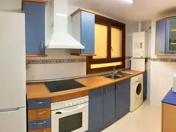 Cuina de Dúplex en venda en Caspe amb Aire condicionat i Balcó