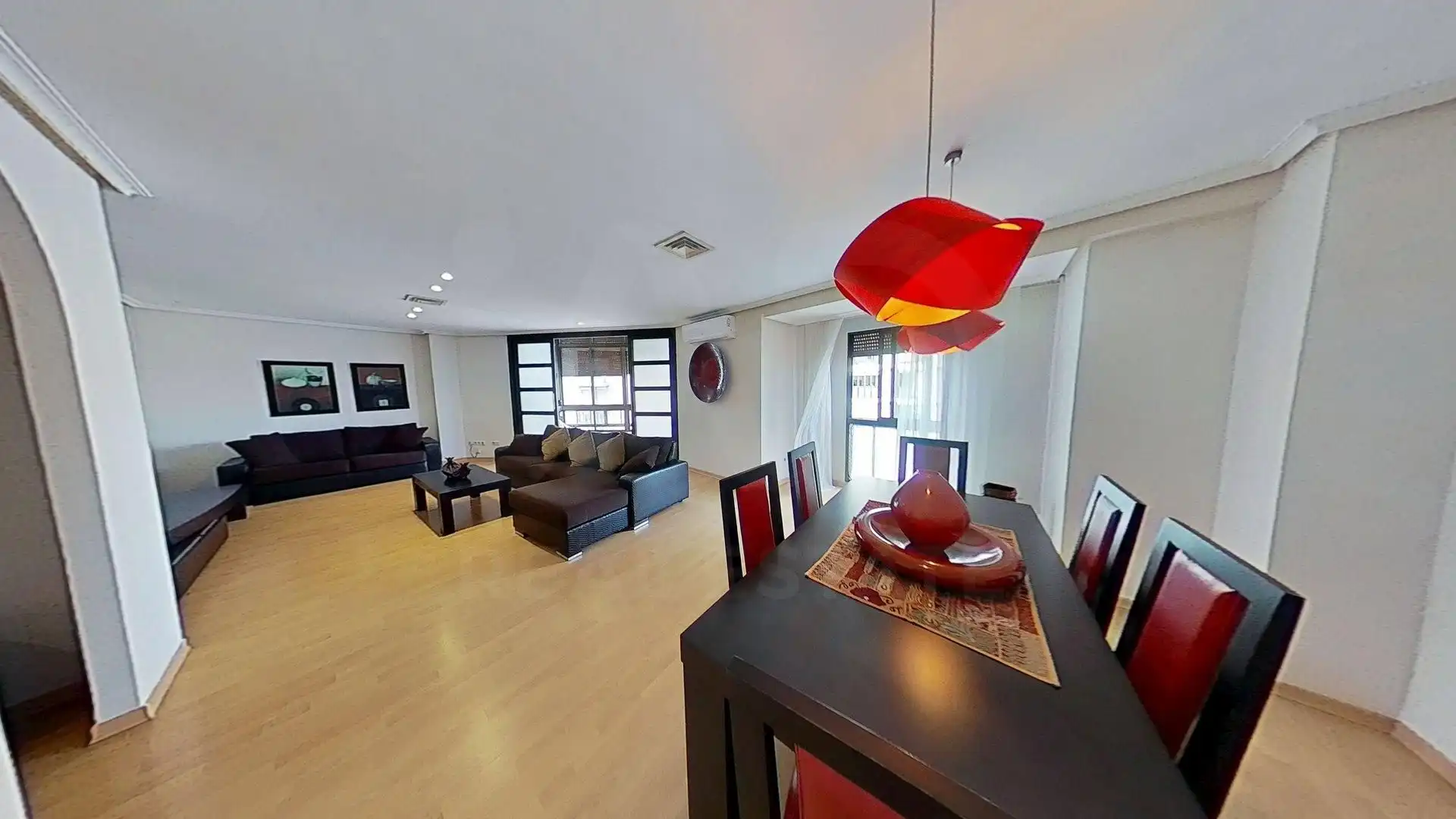 Wohnzimmer von Wohnung zur Miete in Centro