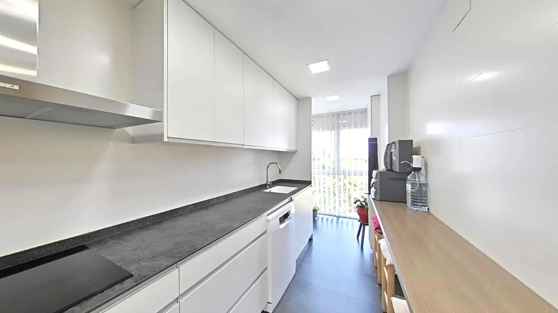 Küche von Wohnung zum Verkauf in Sabadell mit Heizung, Parkett und Balkon