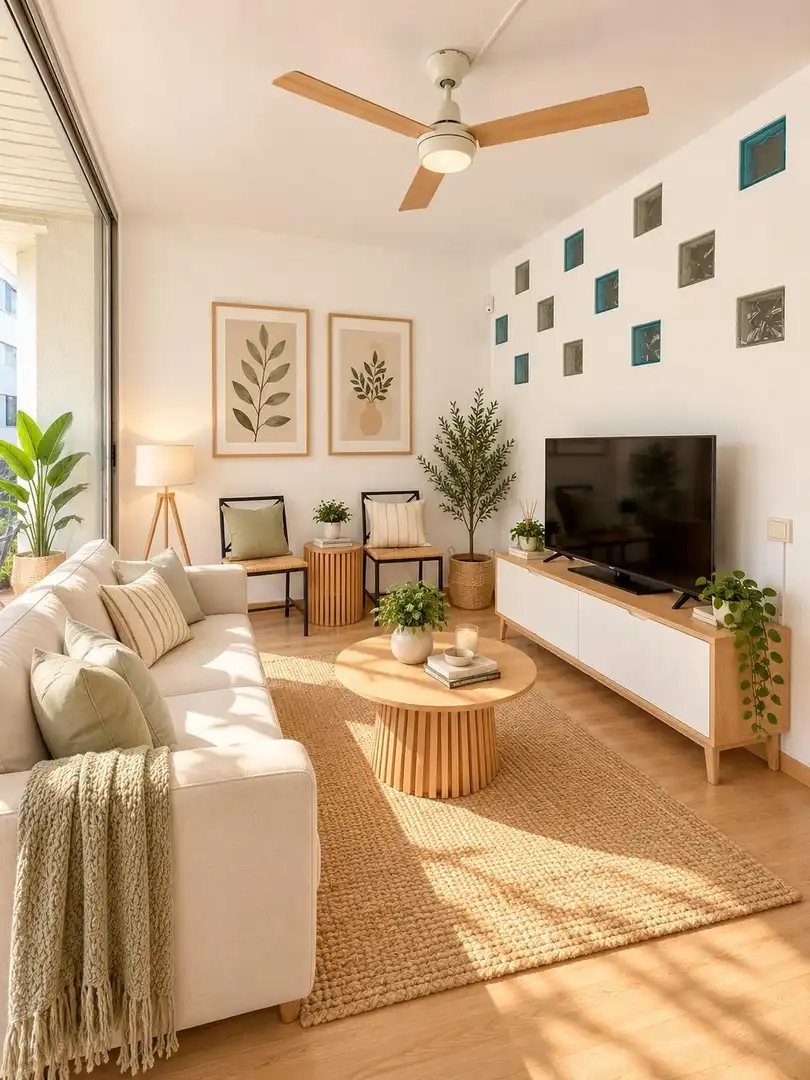 Sala d'estar de Pis en venda en Calella amb Aire condicionat, Parquet i Terrassa