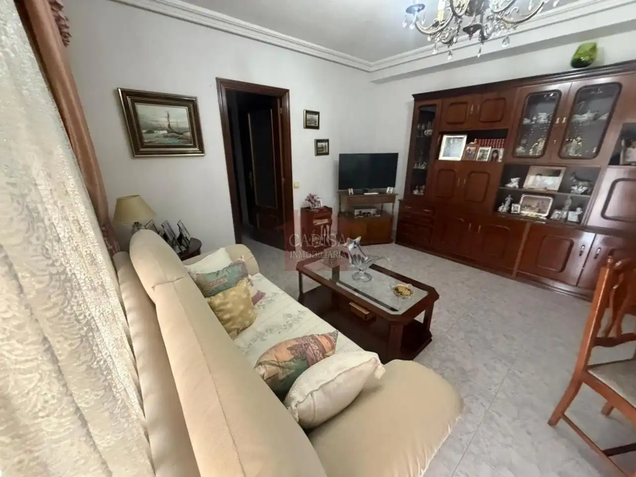 Sala de estar de Piso en venta en Salamanca con Calefacción, Amueblado y Balcón