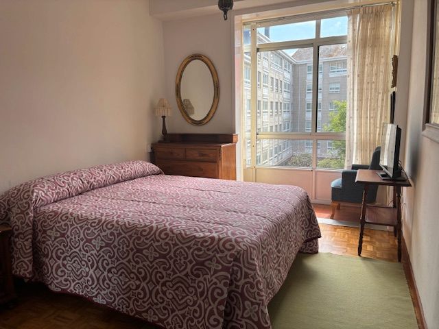 Bedroom of Flat to rent in Ferrol  with Parquet flooring, Furnished and TV