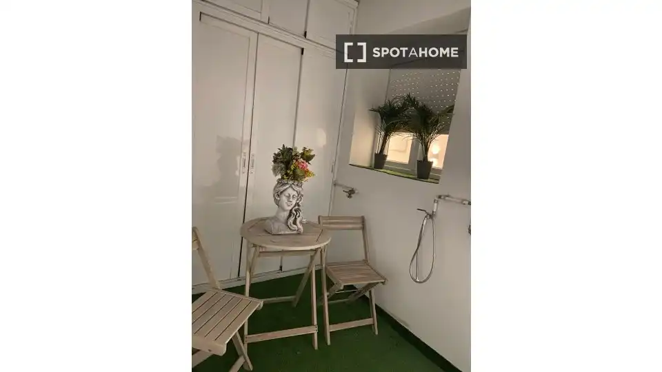Habitación de Piso de alquiler en Madrid con Aire acondicionado, Calefacción y Amueblado