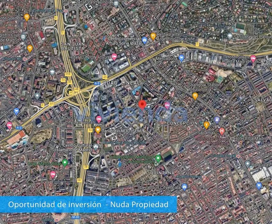 Vista exterior de Pis en venda en Ciudad Lineal
