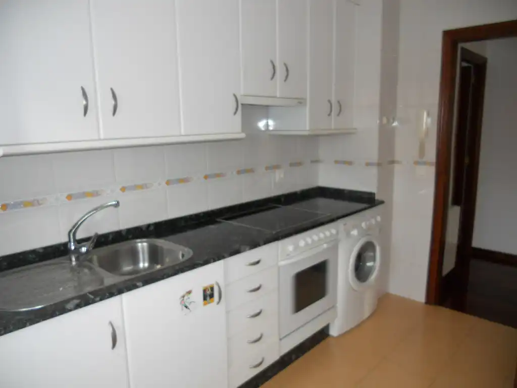 Cocina de Piso de alquiler en Santiago de Compostela  con Calefacción, Trastero y Horno
