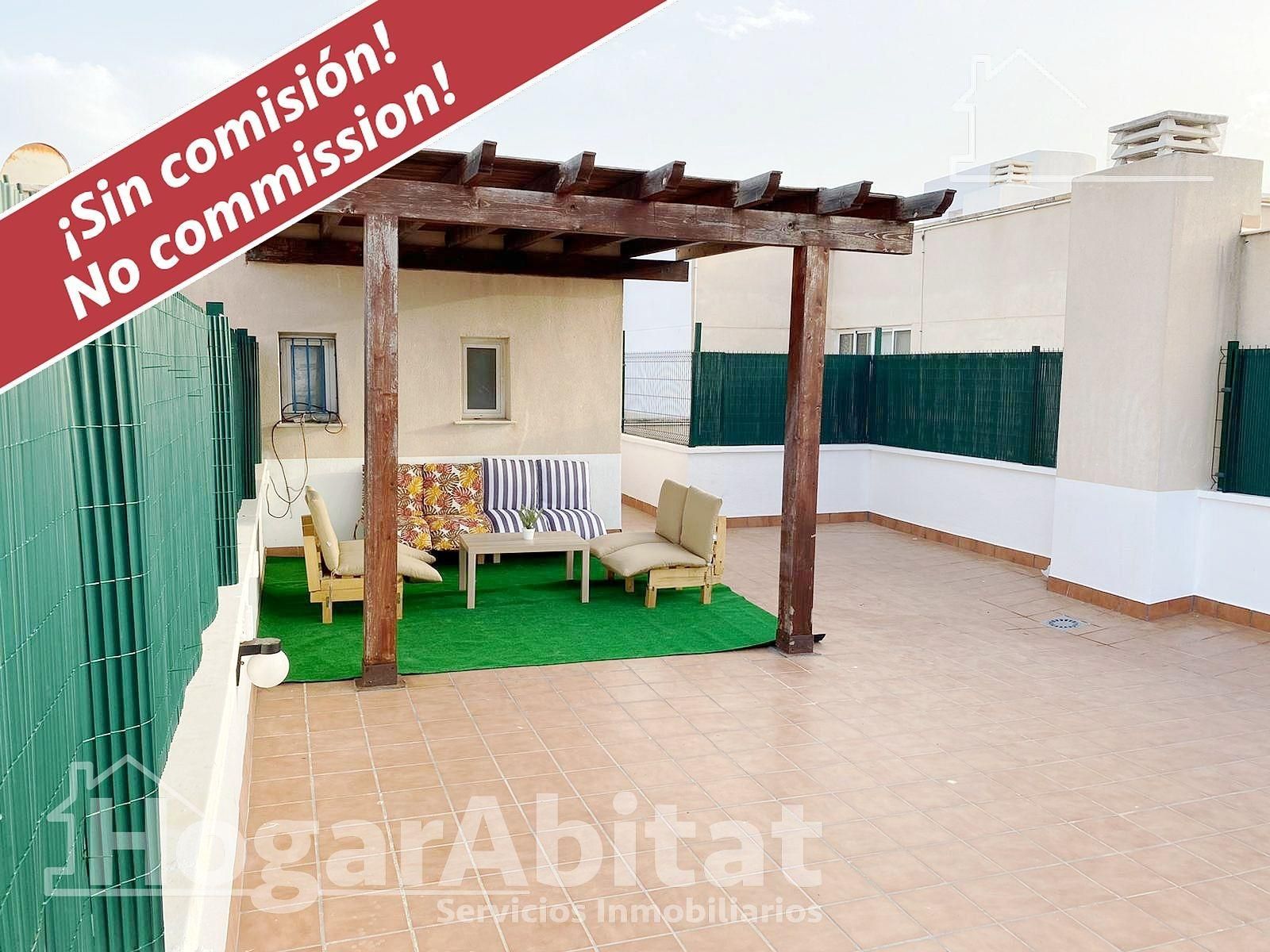Terrassa de Àtic en venda en Garrucha amb Aire condicionat, Calefacció i Jardí privat