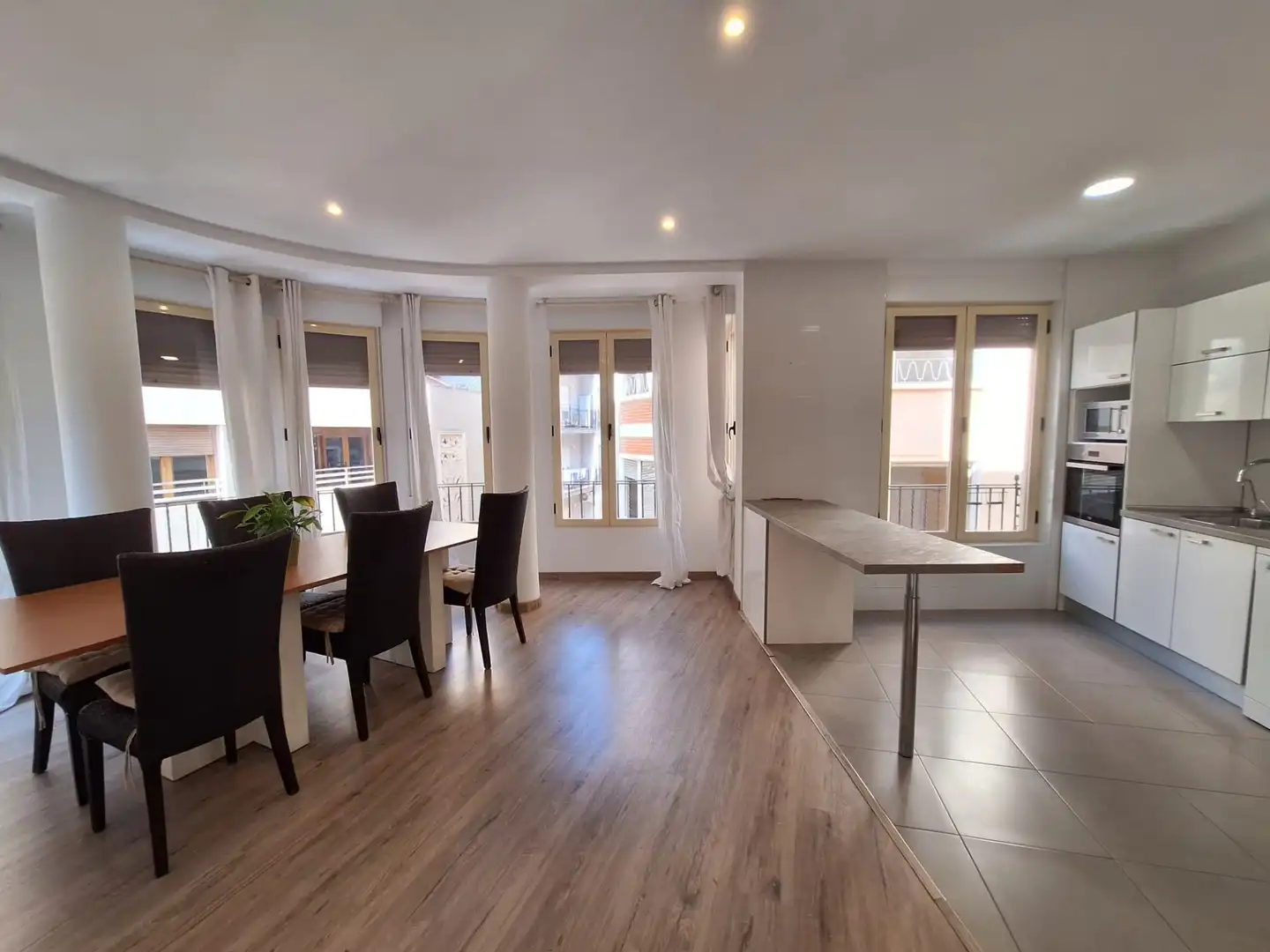 Dining room of Flat for rent in Elche / Elx  with Air Conditioner, Heating and Furnished