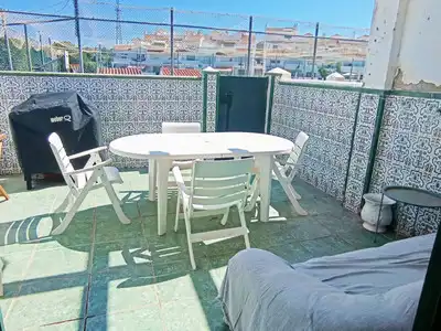 Terrassa de Casa adosada en venda en Mijas amb Terrassa, Piscina i Moblat