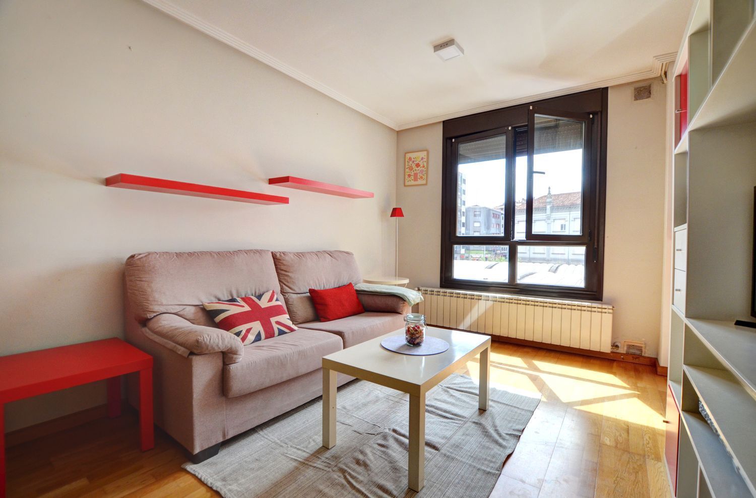 Living room of Flat for sale in Gijón   with Heating, Storage room and Swimming Pool