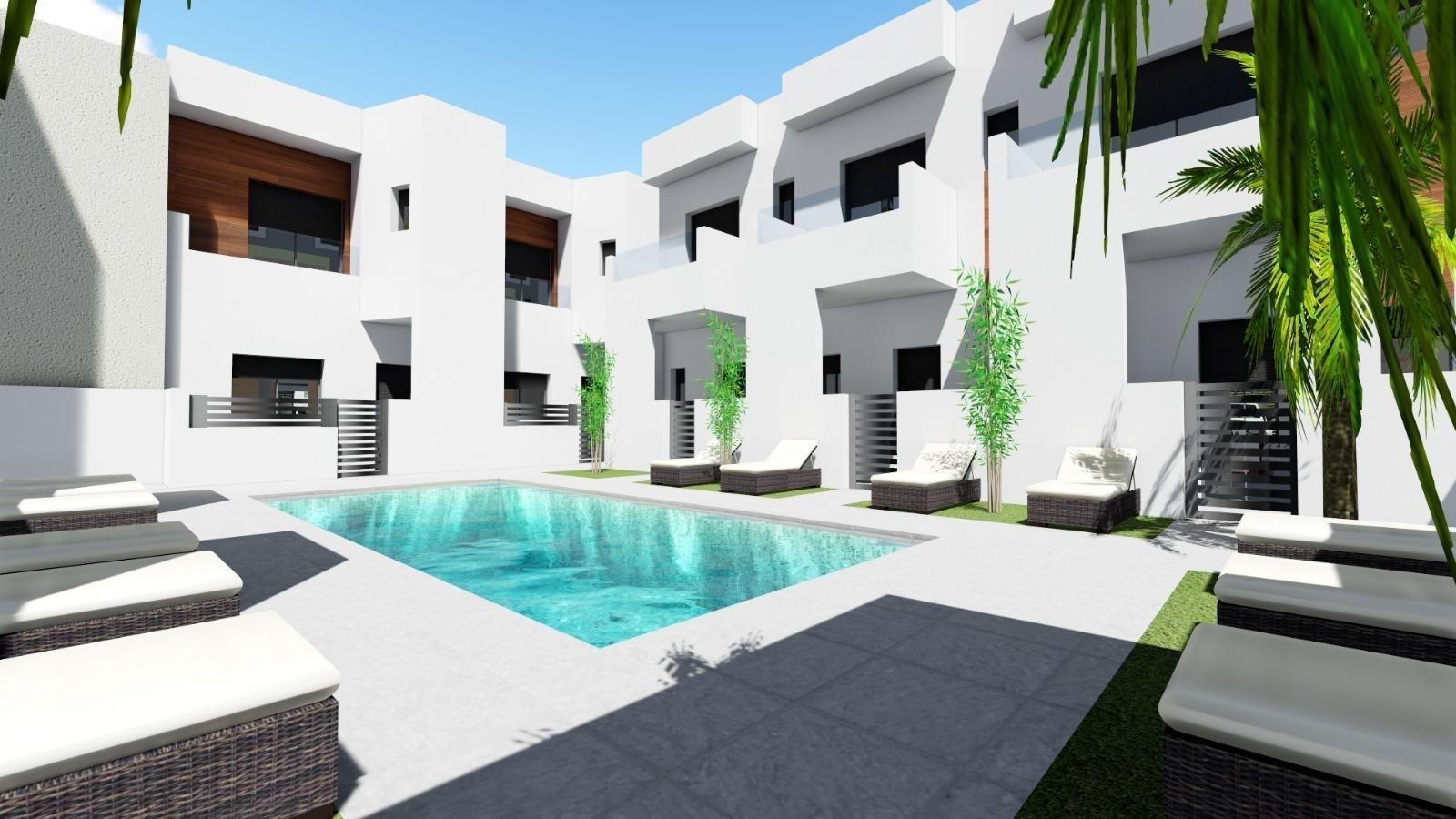 Piscina de Casa adosada en venta en Rafal con Aire acondicionado, Jardín privado y Terraza