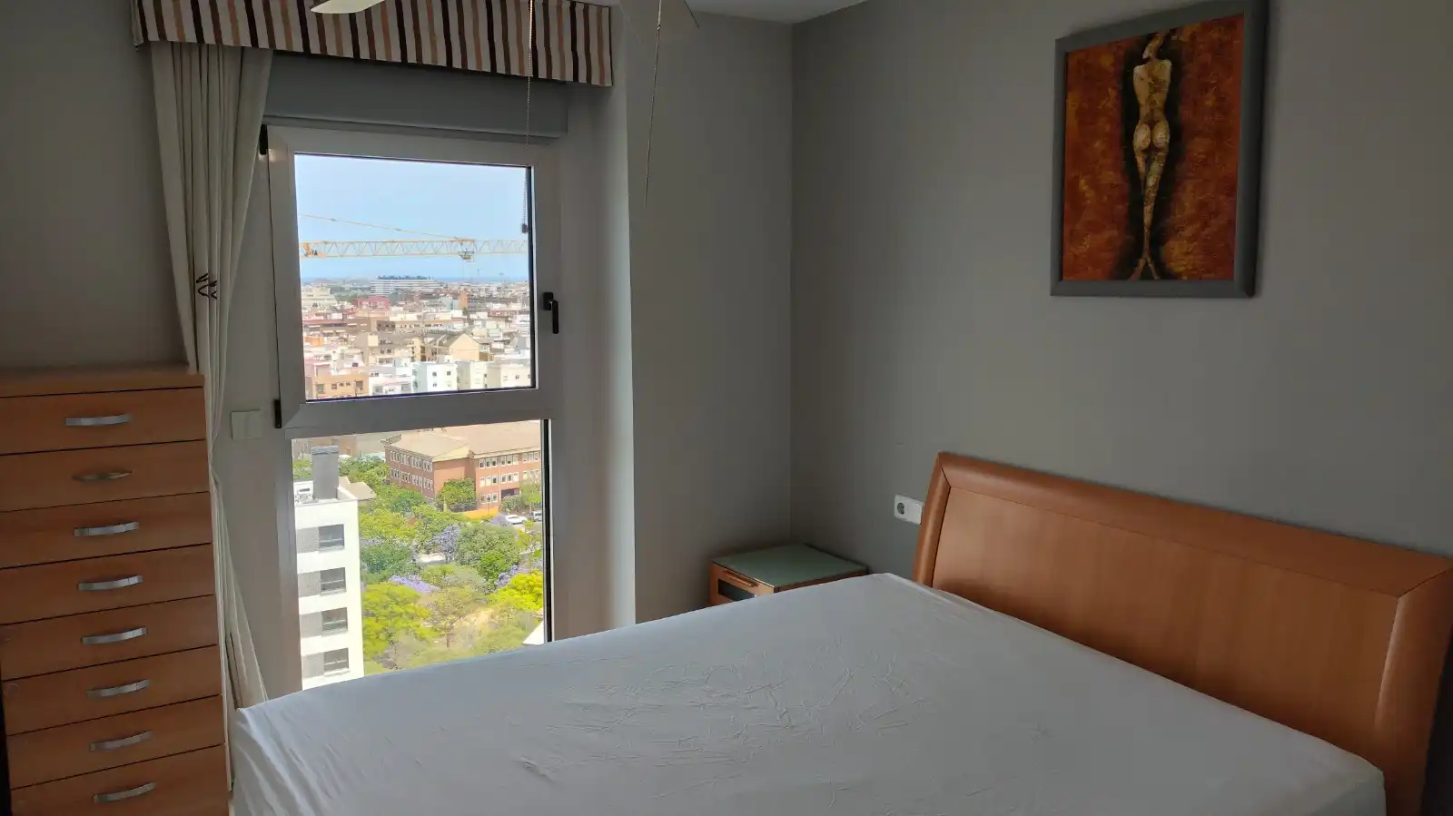 Bedroom of Apartments for rent in Valencia  with Air Conditioner, Furnished and Oven