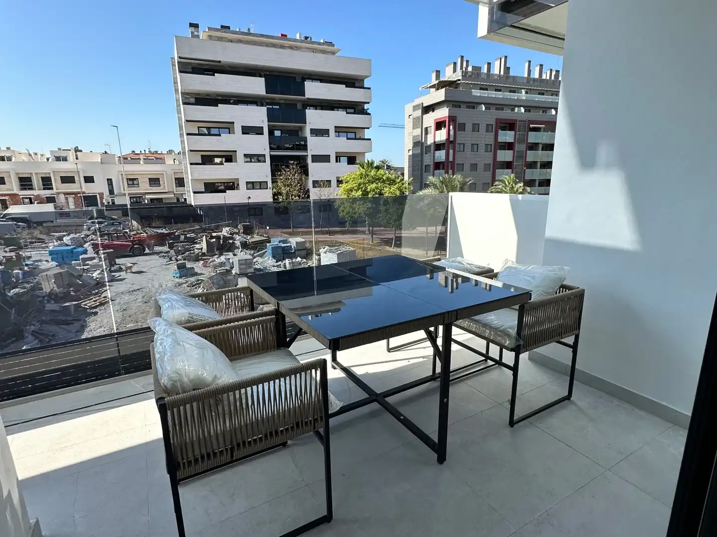 Terrassa de Pis de lloguer en Murcia amb Aire condicionat, Calefacció i Piscina