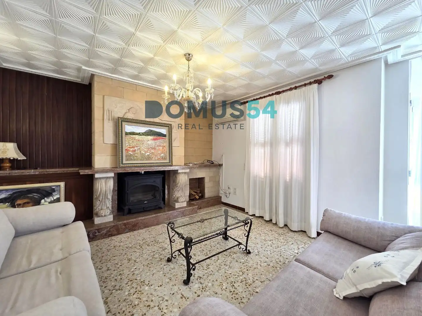 Wohnzimmer von Wohnung zur Miete in Sa Pobla mit Klimaanlage, Terrasse und Möbliert