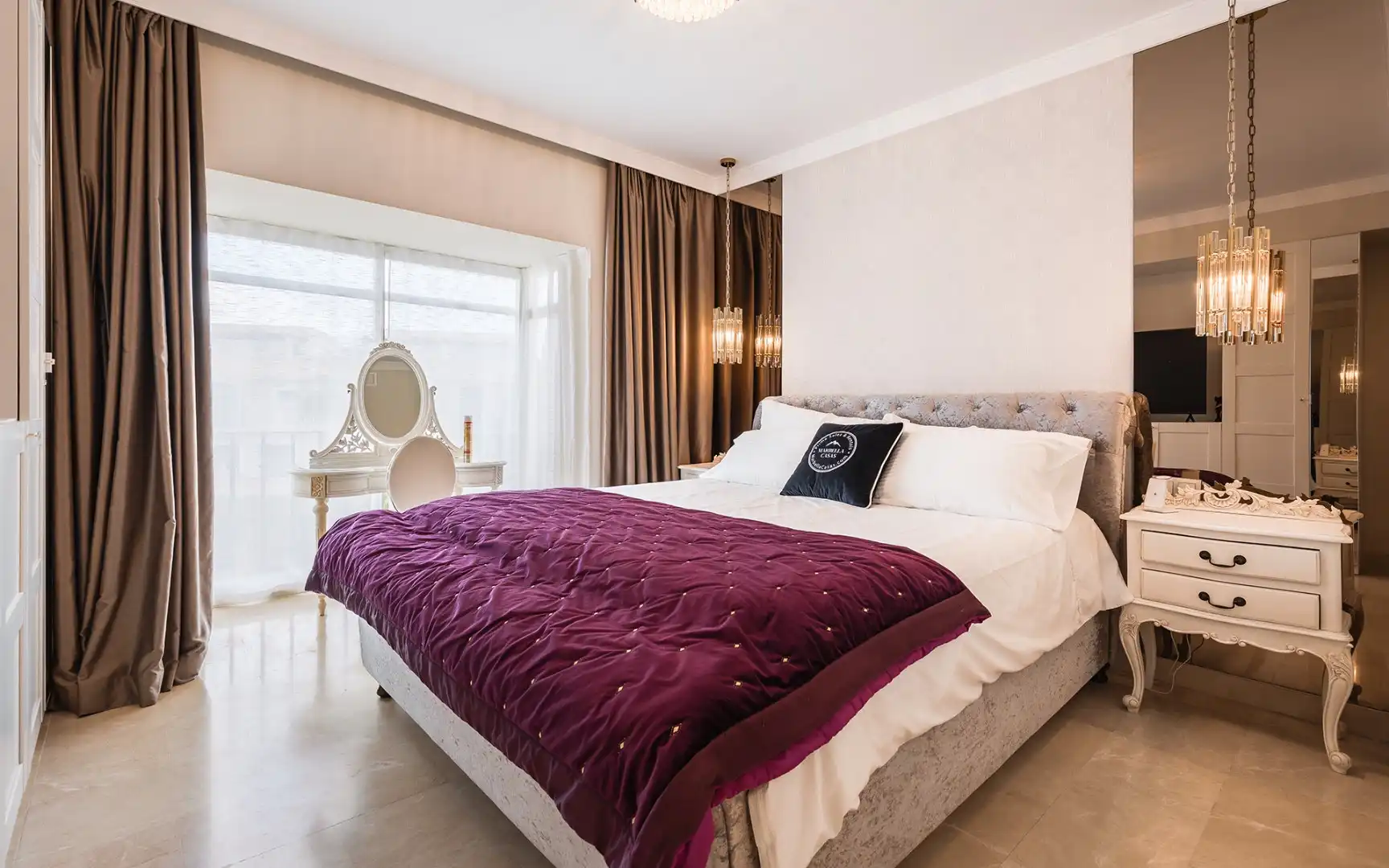 Bedroom of Duplexes for sale in Marbella  with Air Conditioner, Terrace and Swimming Pool