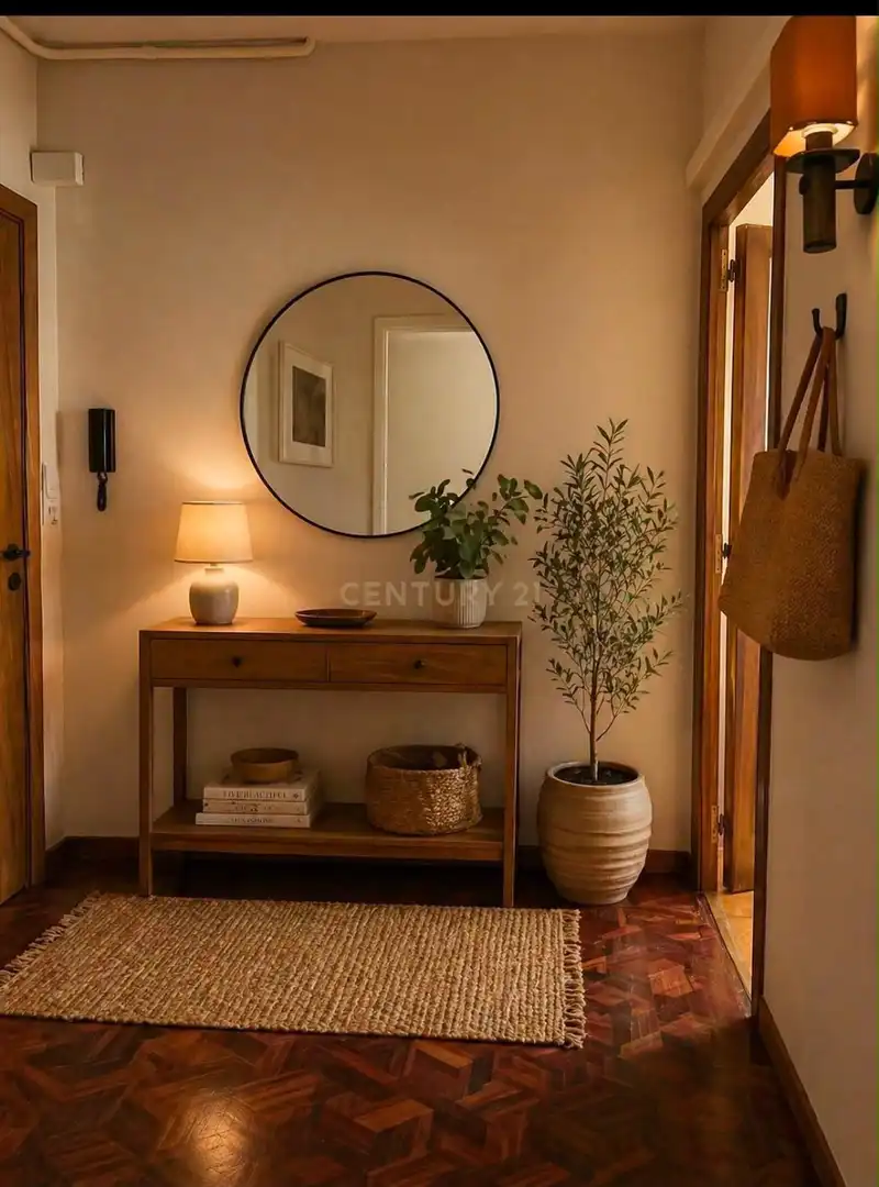 Wohnzimmer von Wohnung zum Verkauf in Barcelona mit Klimaanlage, Ofen und Mikrowelle
