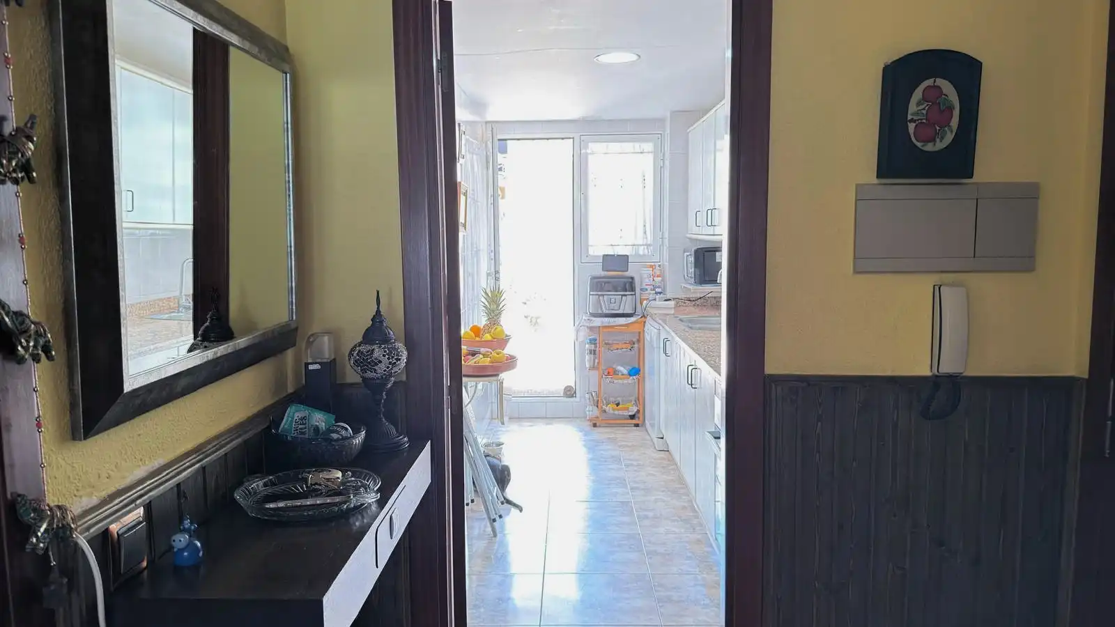 Cocina de Piso en venta en Castellón de la Plana / Castelló de la Plana con Terraza, Trastero y Balcón