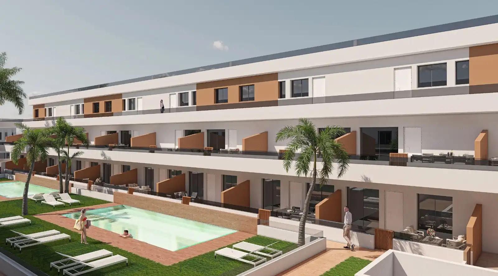 Penthouse mit Pool zum Verkauf in Pilar de la Horadada ciudad
