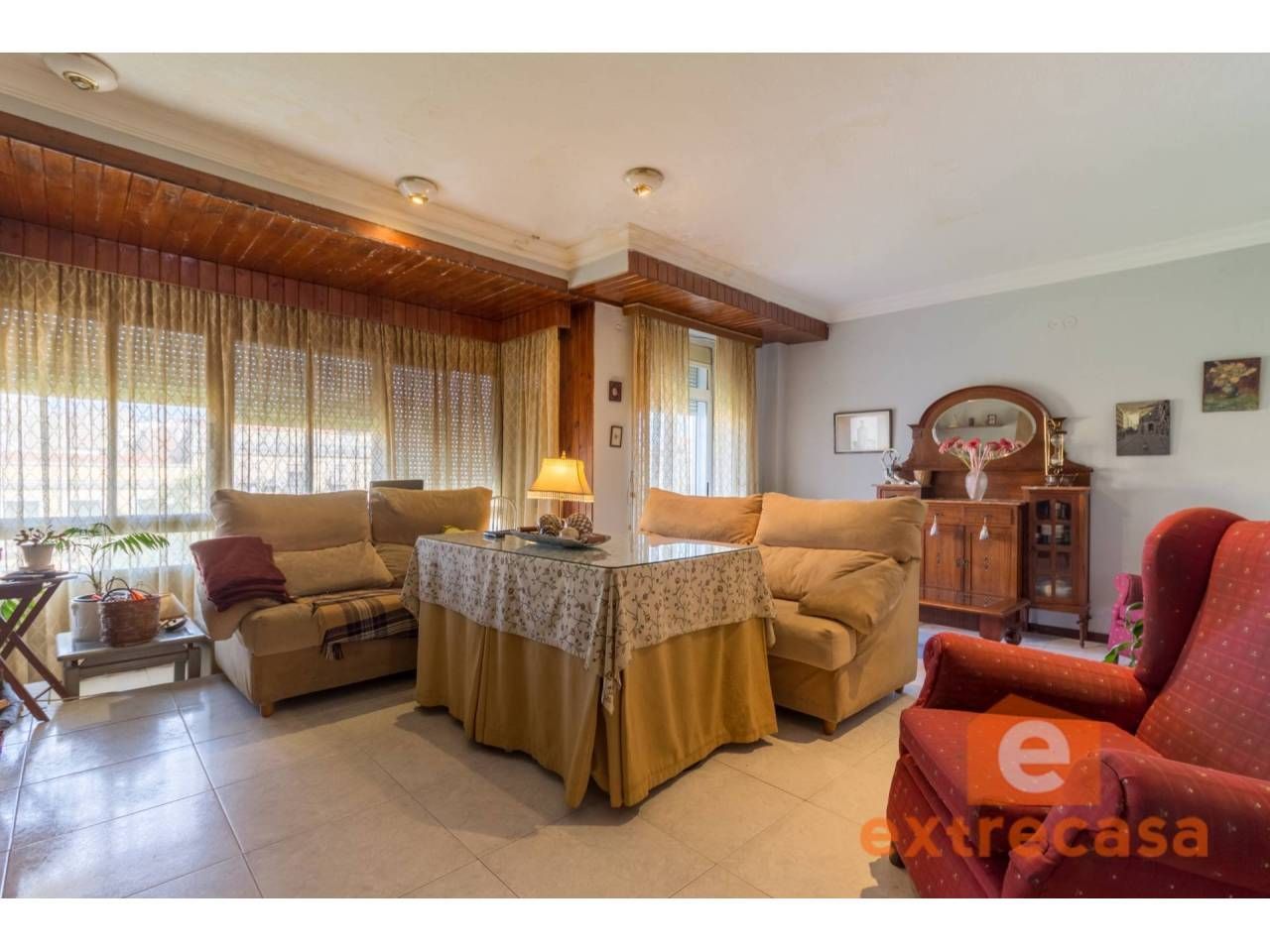 Living room of Flat for sale in Badajoz Capital  with Air Conditioner, Terrace and Balcony