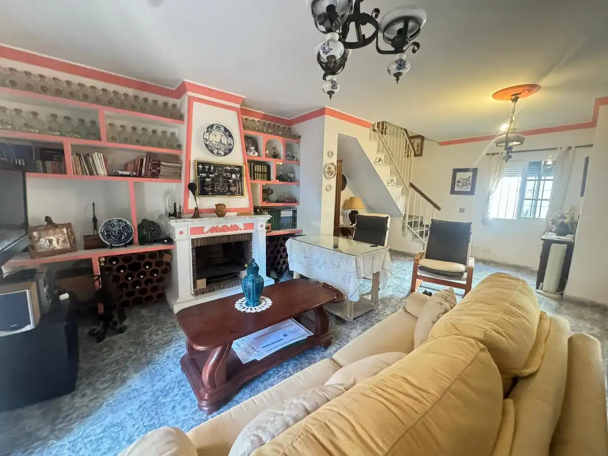 Living room of Houses for sale in Torremolinos  with Air Conditioner, Private garden and Furnished