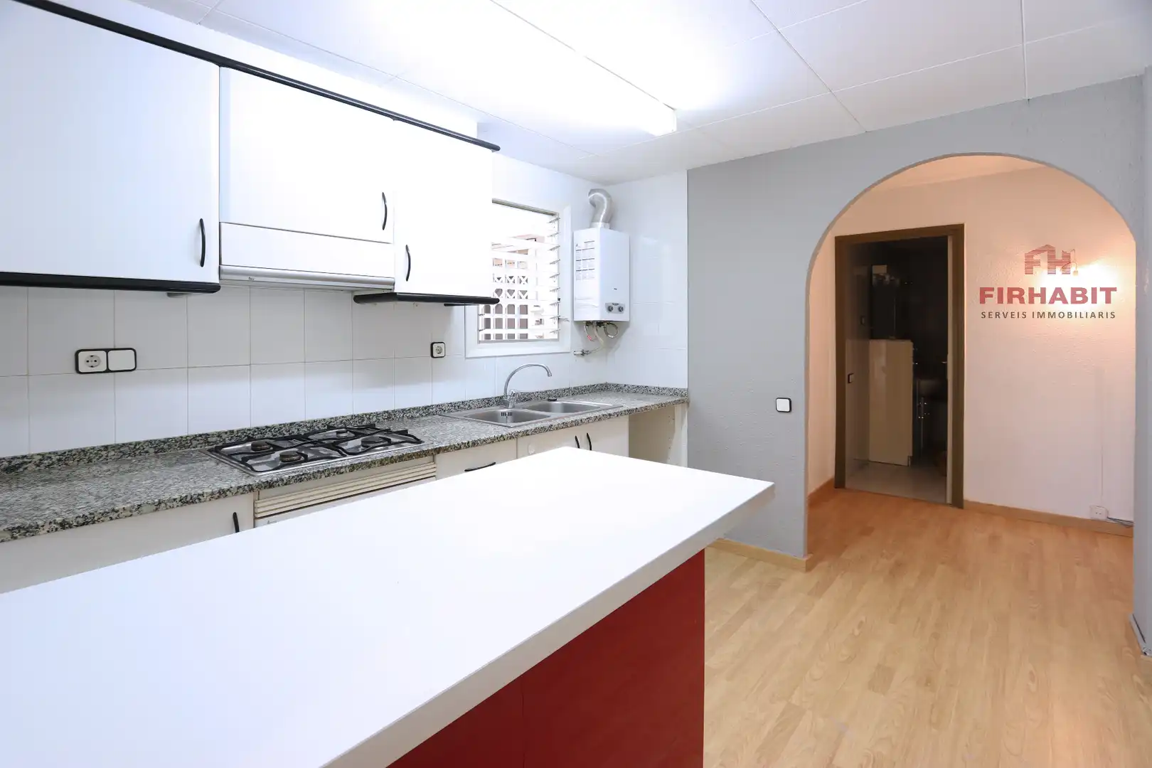 Kitchen of Flat for sale in Arenys de Mar  with Air Conditioner, Parquet flooring and Balcony