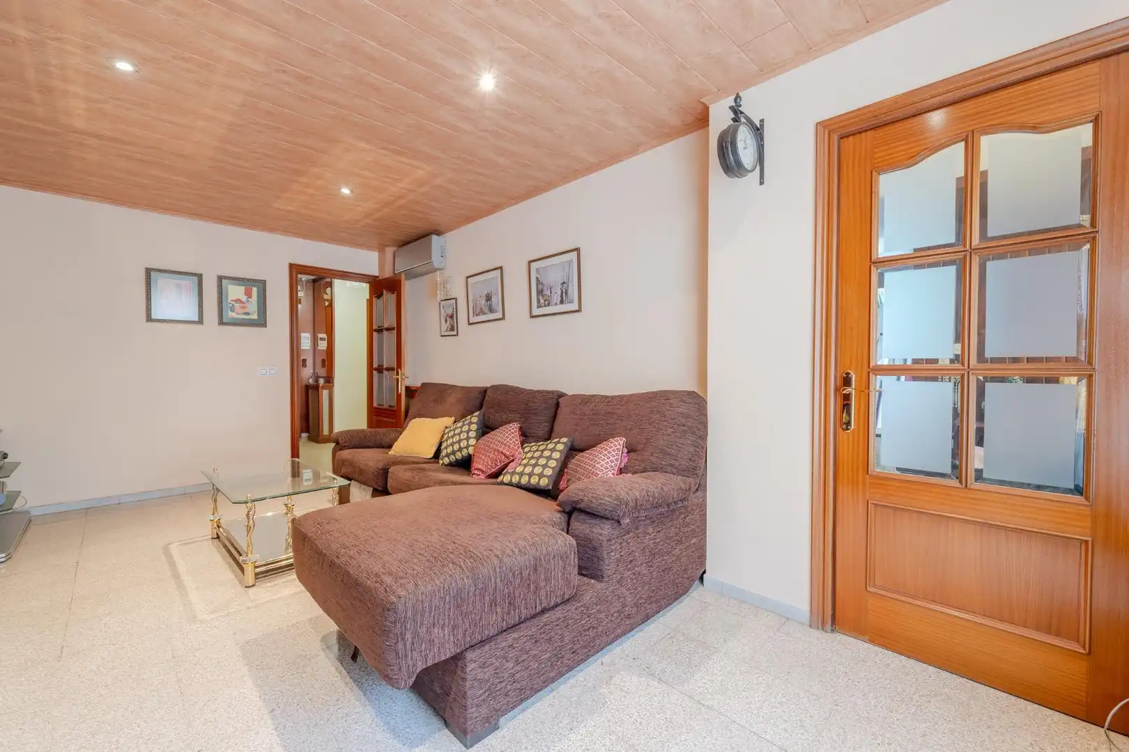 Sala d'estar de Pis en venda en Girona amb Aire condicionat, Calefacció i Traster