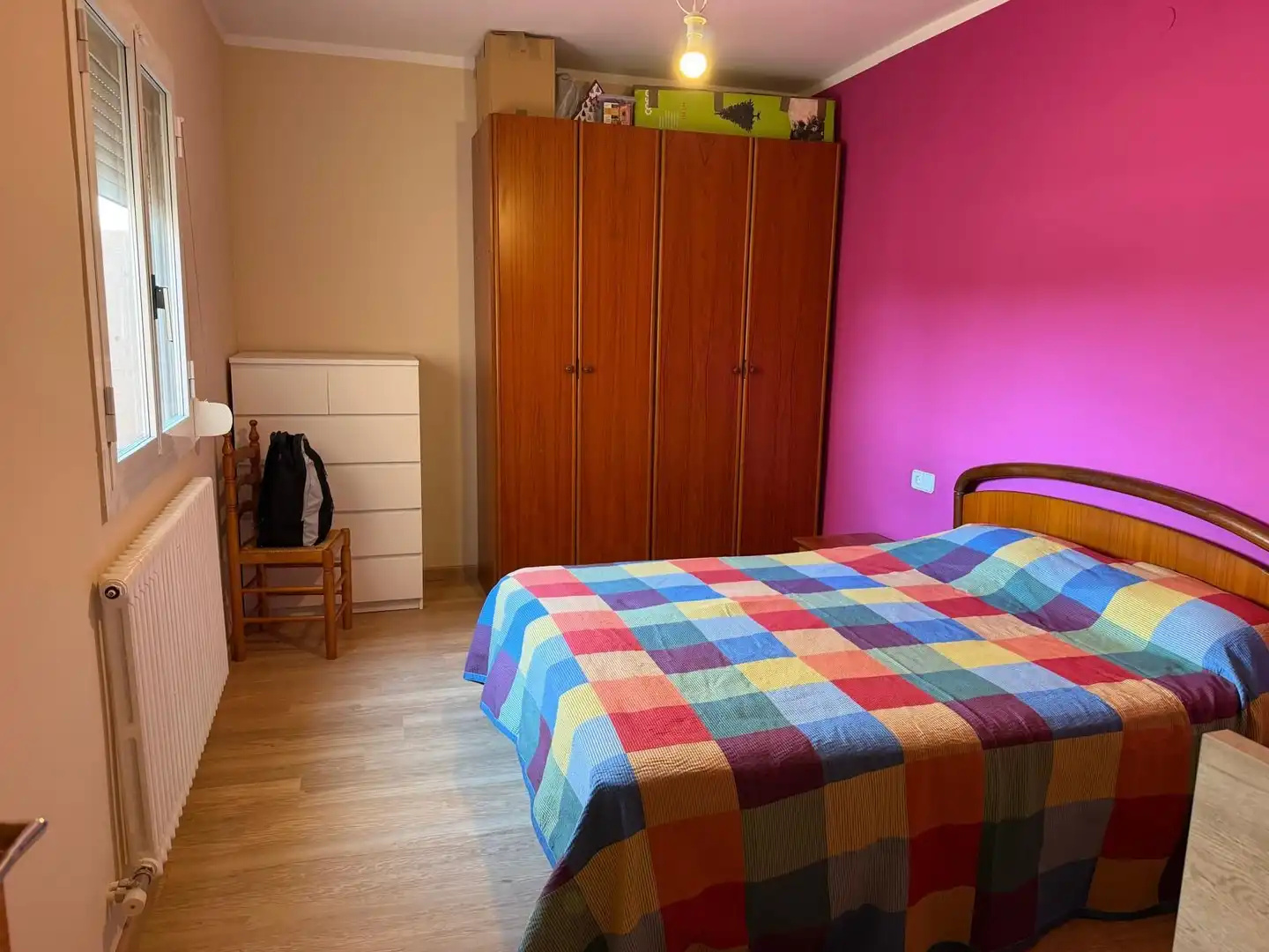 Bedroom of Attic for rent in Lleida  with Air Conditioner, Terrace and Furnished