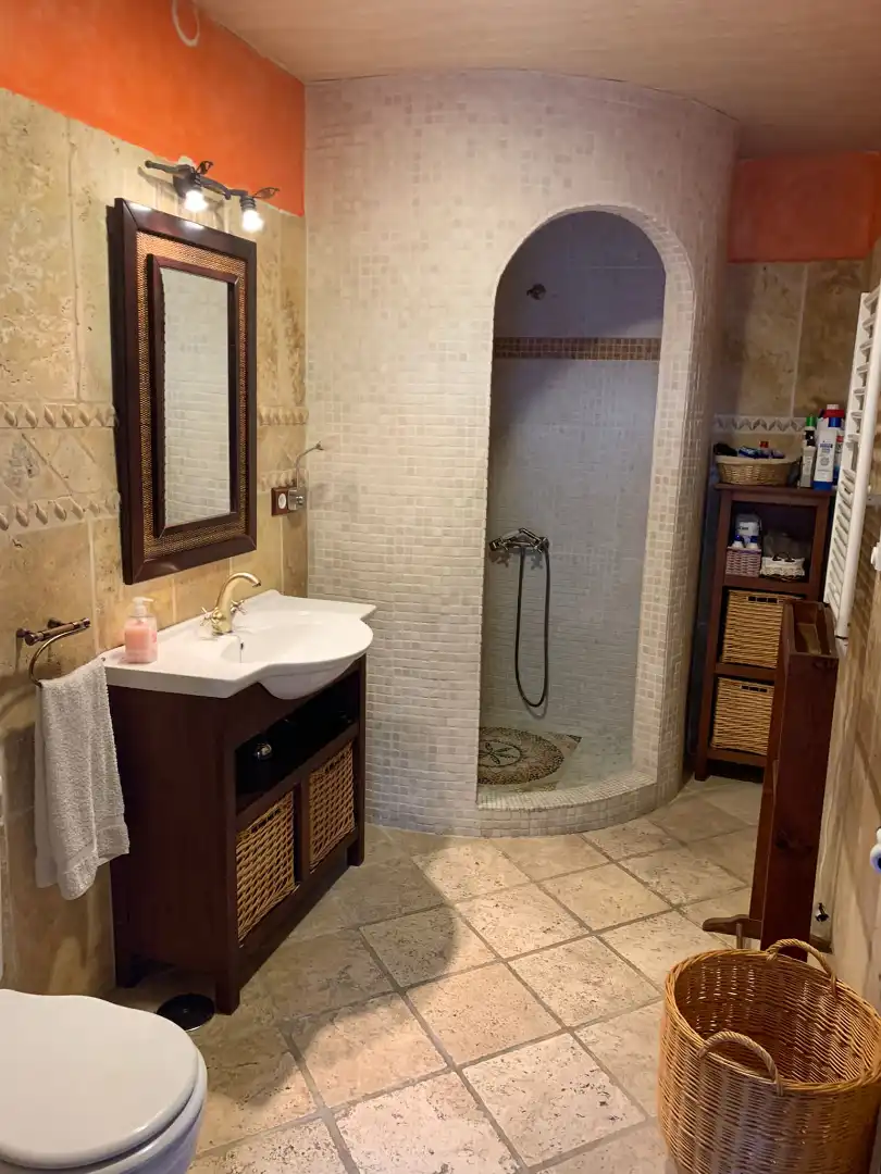 Baño de Casa o chalet en venta en Torrox con Jardín privado, Terraza y Piscina