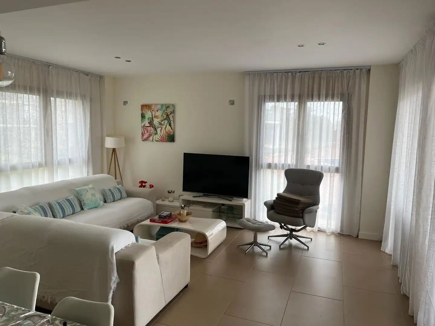Wohnzimmer von Wohnung zur Miete in Santanyí mit Klimaanlage, Heizung und Terrasse