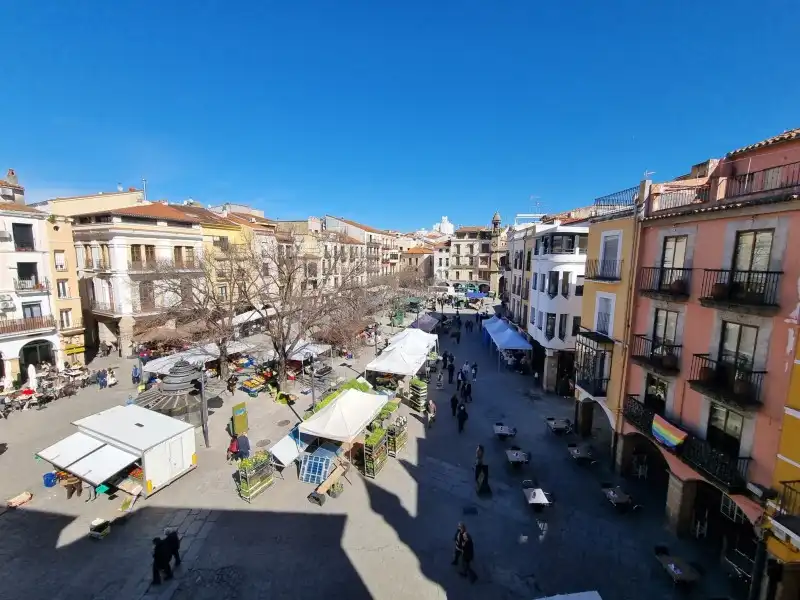 Vista exterior de Pis en venda en Plasencia amb Aire condicionat, Calefacció i Jardí privat