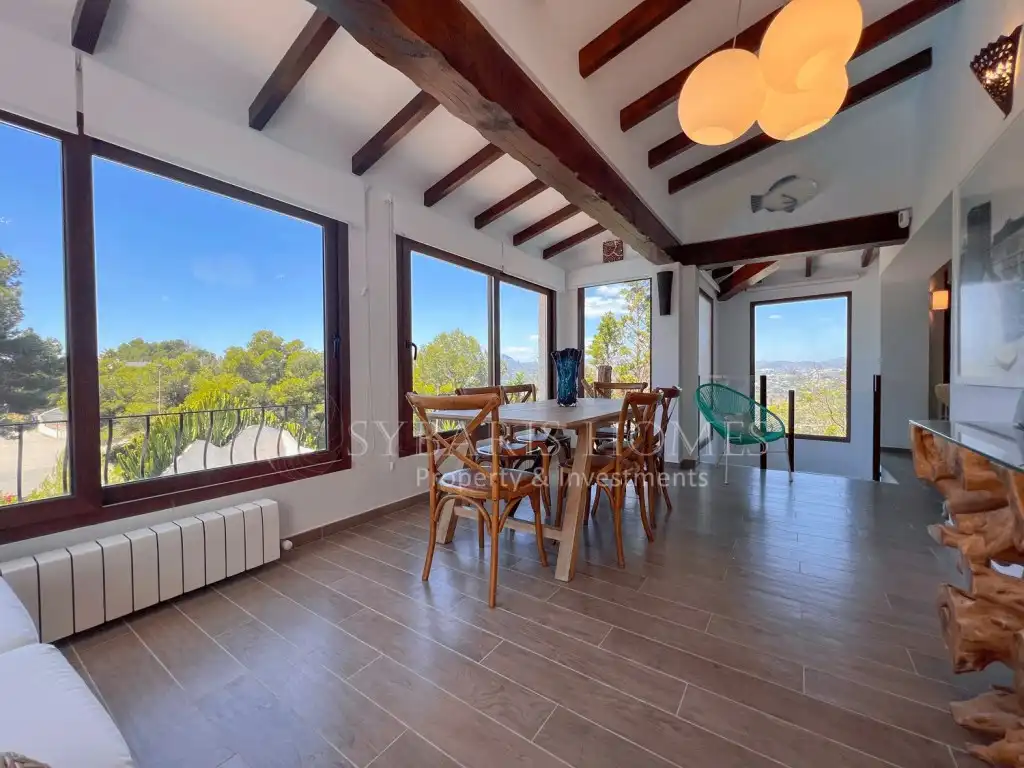 Comedor de Casa o chalet en venta en Benitachell / El Poble Nou de Benitatxell con Aire acondicionado y Piscina