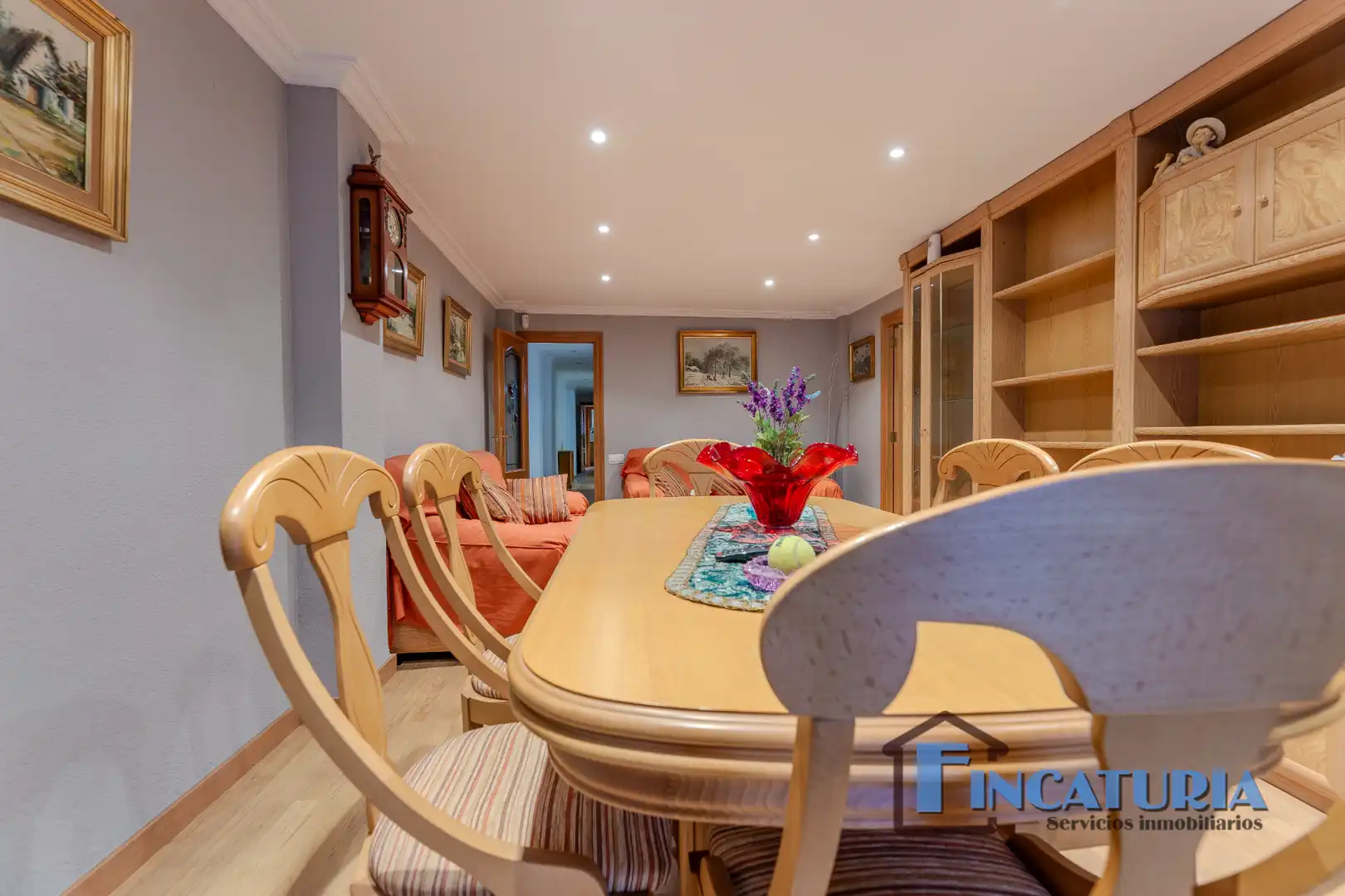 Esszimmer von Wohnung zum Verkauf in Mislata mit Klimaanlage, Parkett und Terrasse