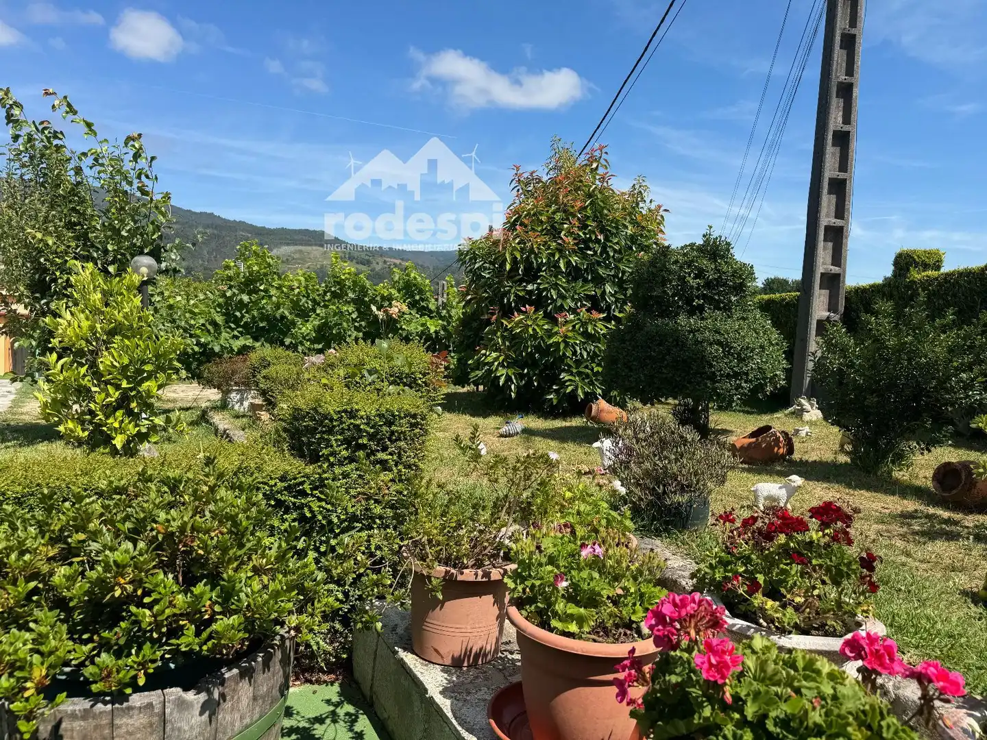Jardí de Casa o xalet en venda en Arbo amb Moblat