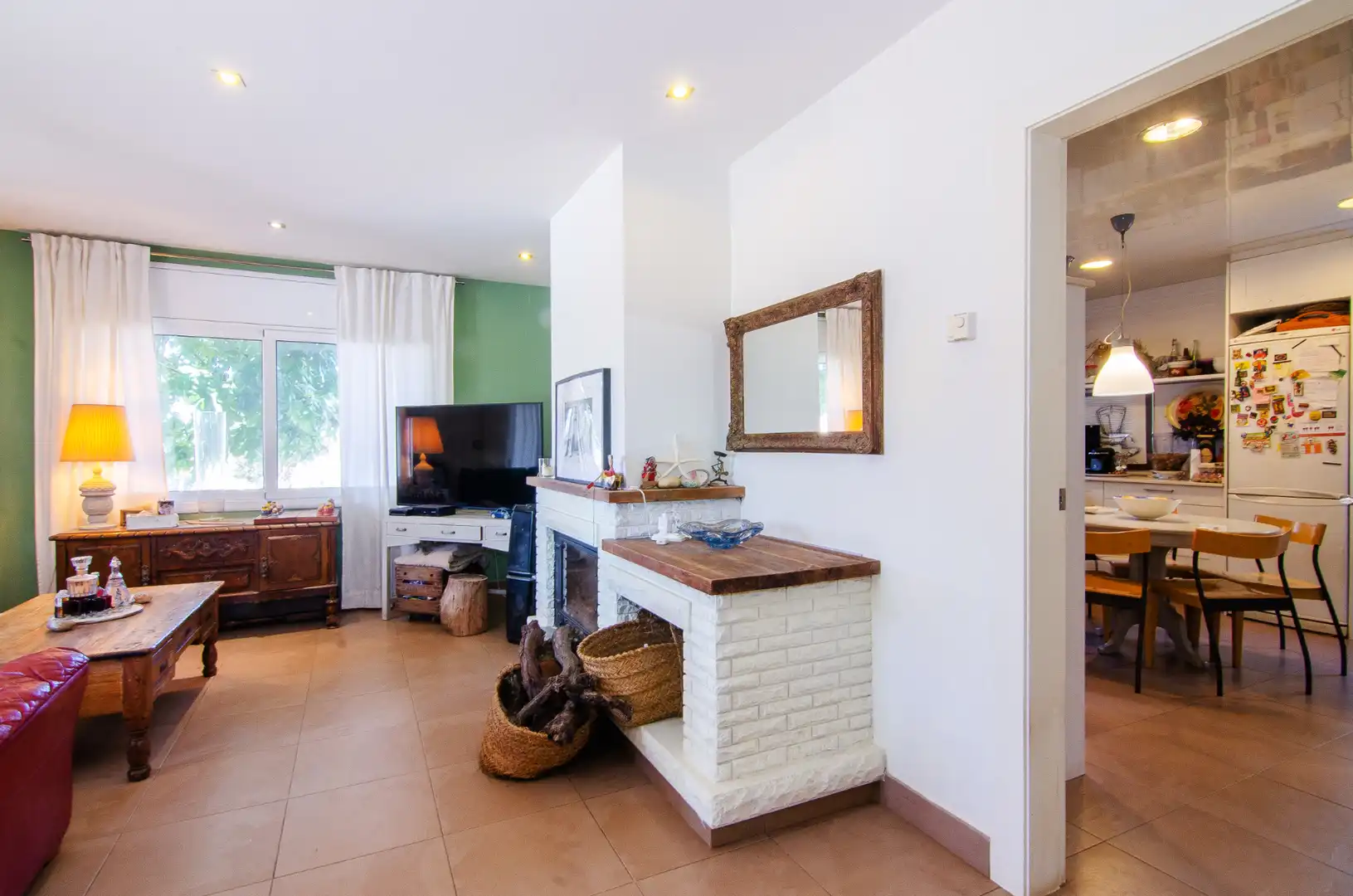 Living room of Houses for sale in Santa Eulàlia de Ronçana  with Air Conditioner, Private garden and Terrace