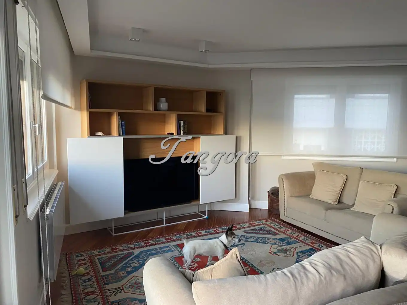 Living room of Attic for sale in Getxo   with Air Conditioner, Heating and Parquet flooring