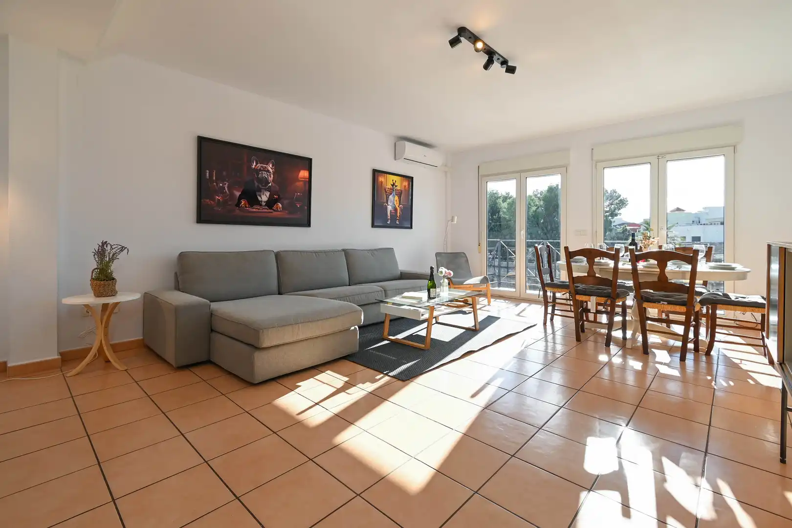 Living room of Duplexes for sale in Els Poblets  with Air Conditioner, Terrace and Storage room