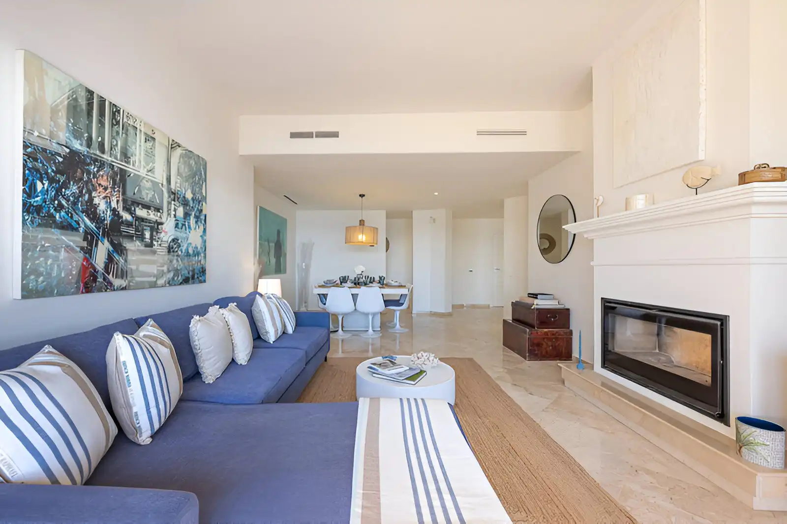 Sala de estar de Apartamento en venta en Marbella con Aire acondicionado, Terraza y Trastero