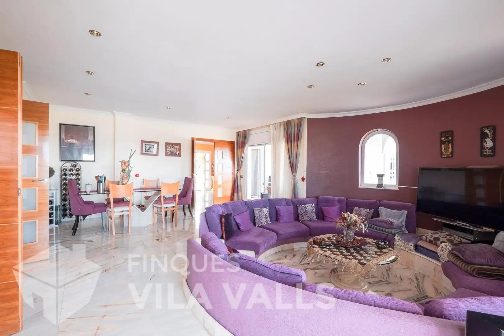 Sala de estar de Casa o chalet en venta en Caldes de Montbui con Aire acondicionado, Jardín privado y Terraza