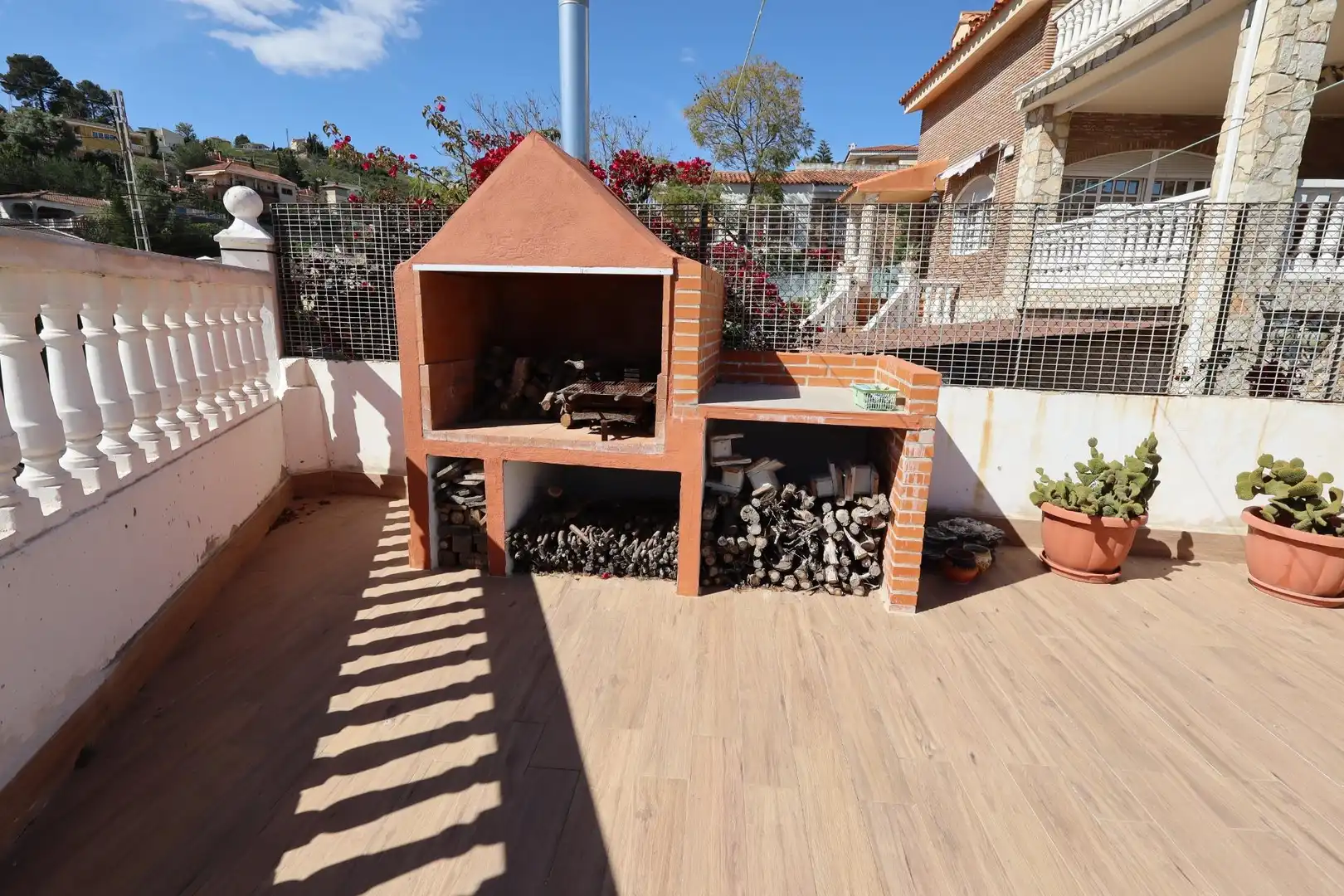 Terraza de Casa o chalet en venta en Chiva con Aire acondicionado, Calefacción y Jardín privado