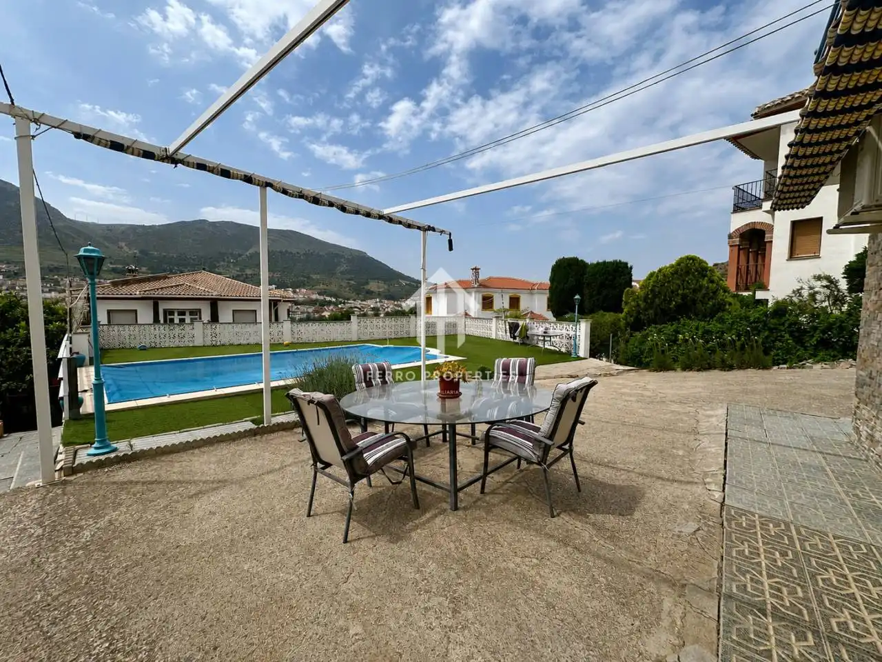 Terrassa de Casa o xalet en venda en Loja amb Aire condicionat, Jardí privat i Terrassa