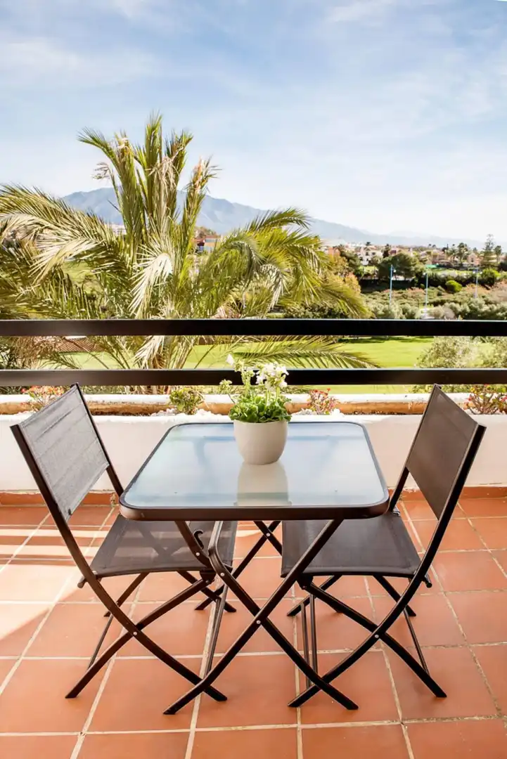 Terraza de Dúplex de alquiler en Marbella con Terraza y Piscina comunitaria