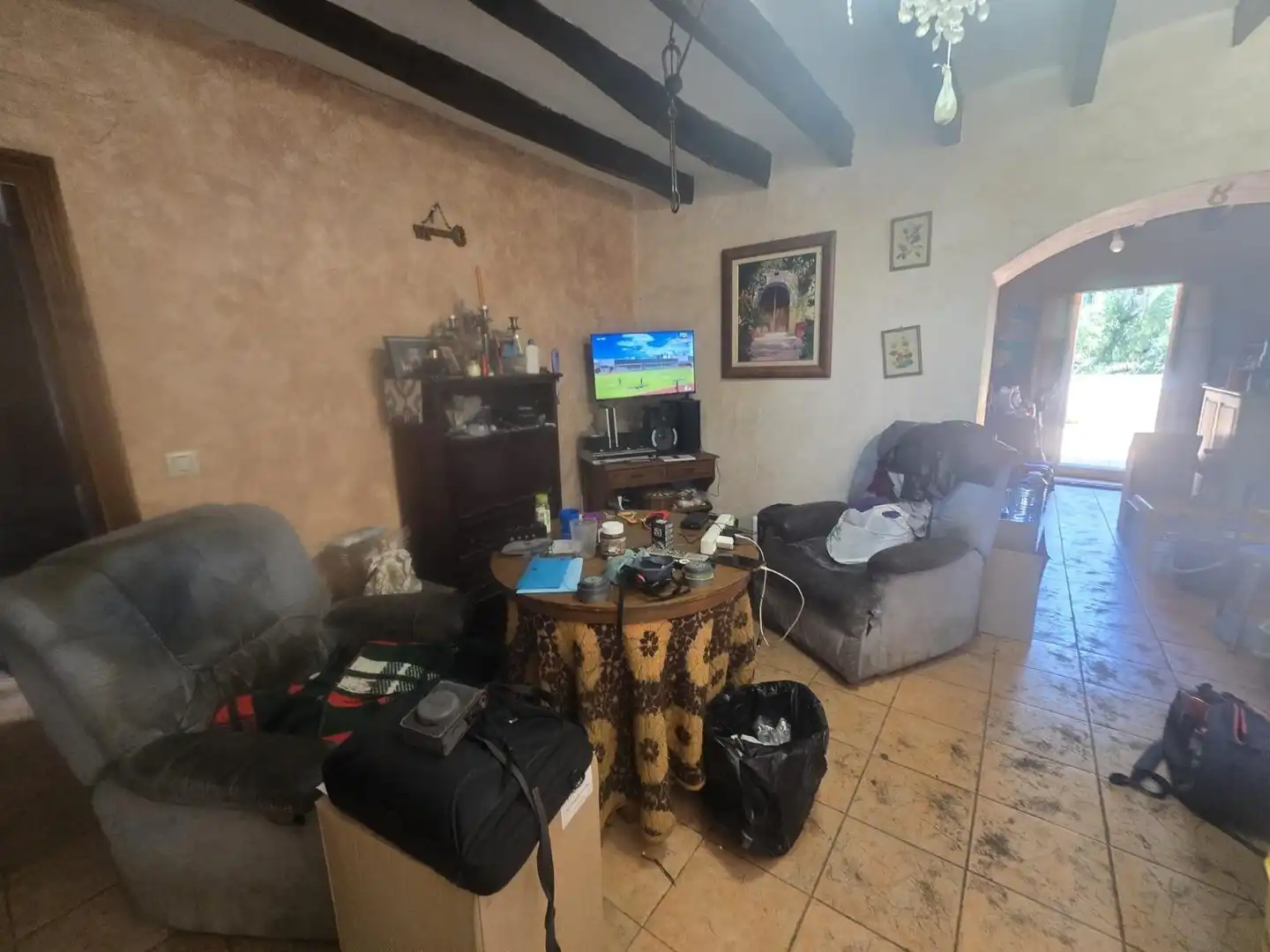 Sala de estar de Finca rústica en venta en Marratxí con Terraza