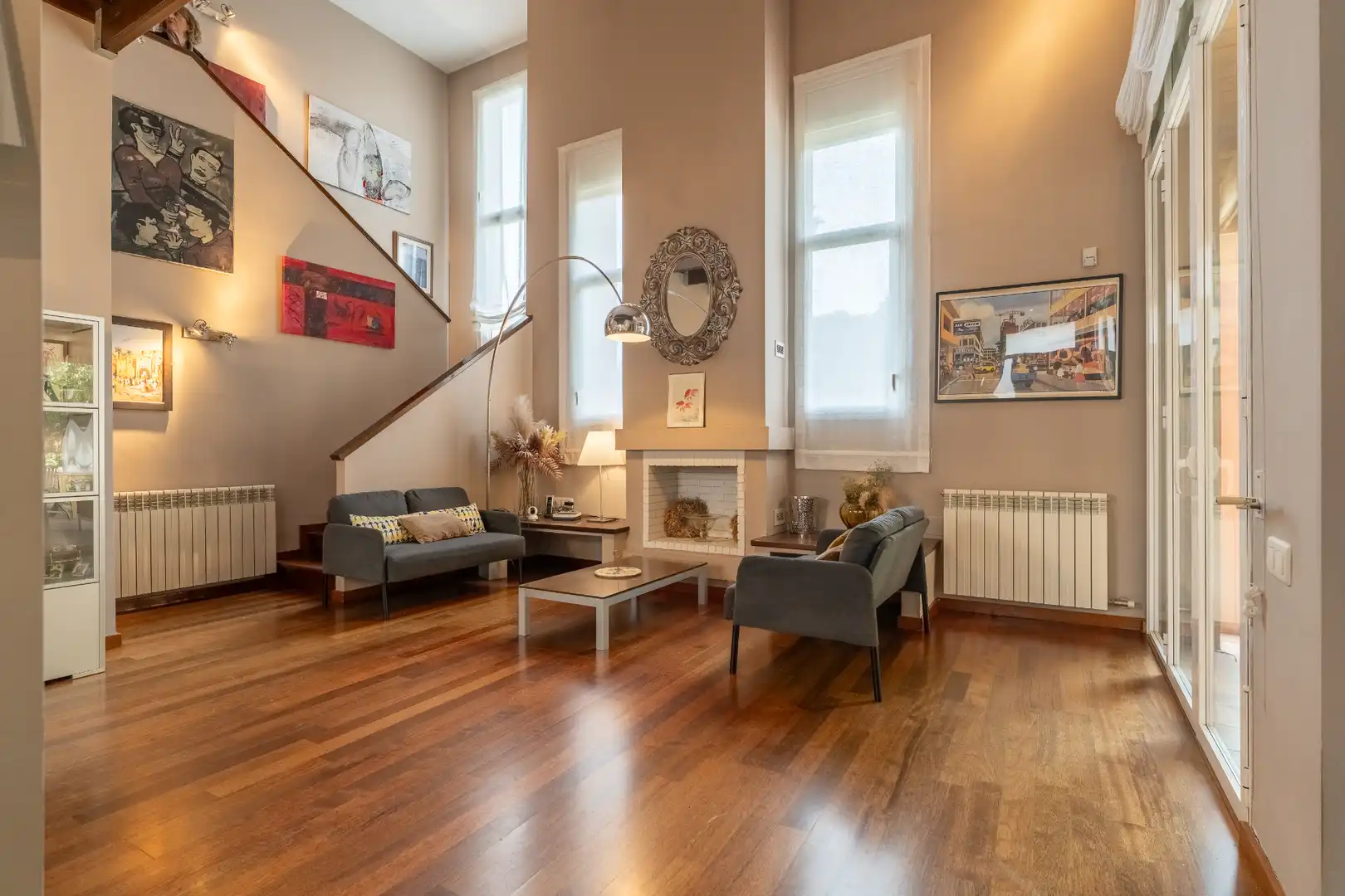 Wohnzimmer von Haus oder Chalet zum Verkauf in Reus mit Privatgarten, Parkett und Schwimmbad