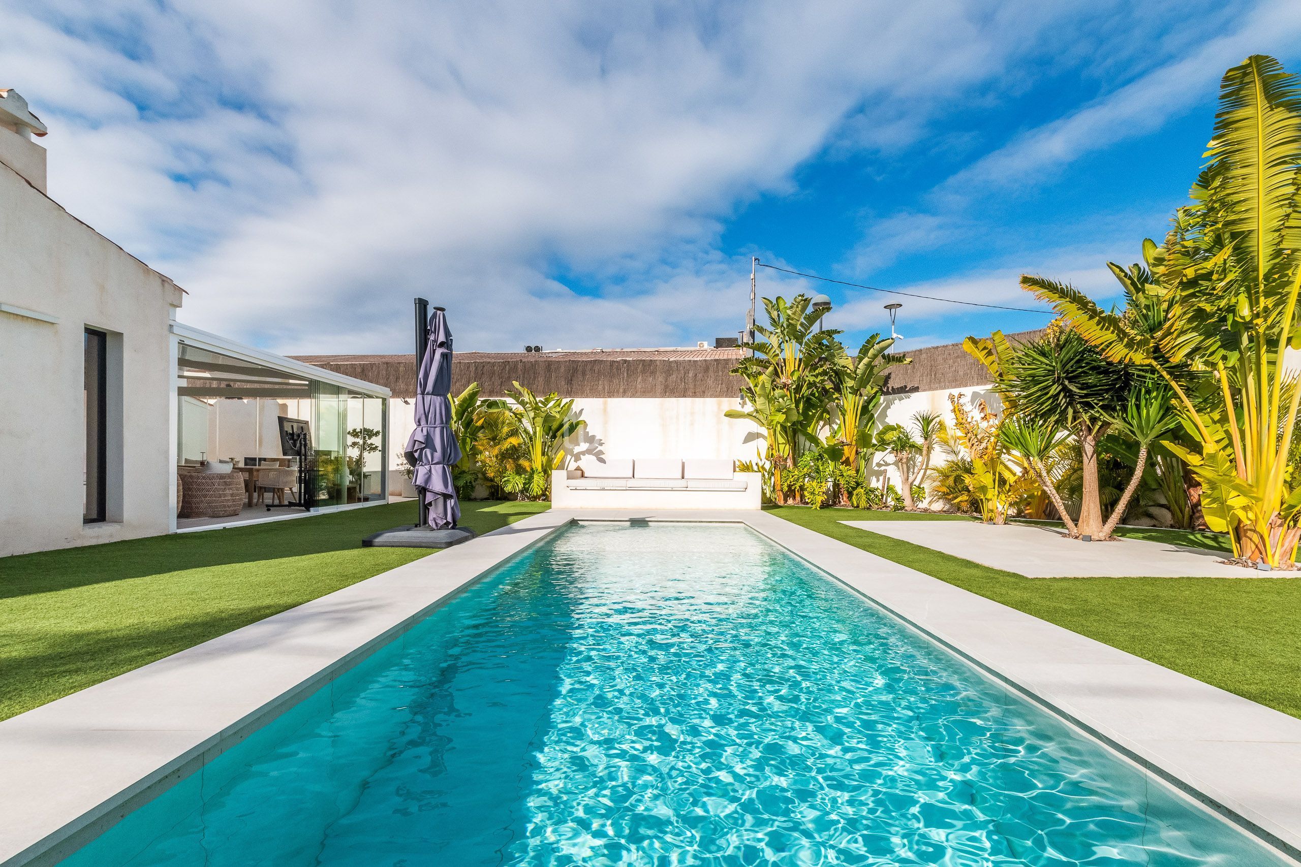 Piscina de Casa o xalet en venda en L'Alfàs del Pi amb Aire condicionat, Terrassa i Piscina
