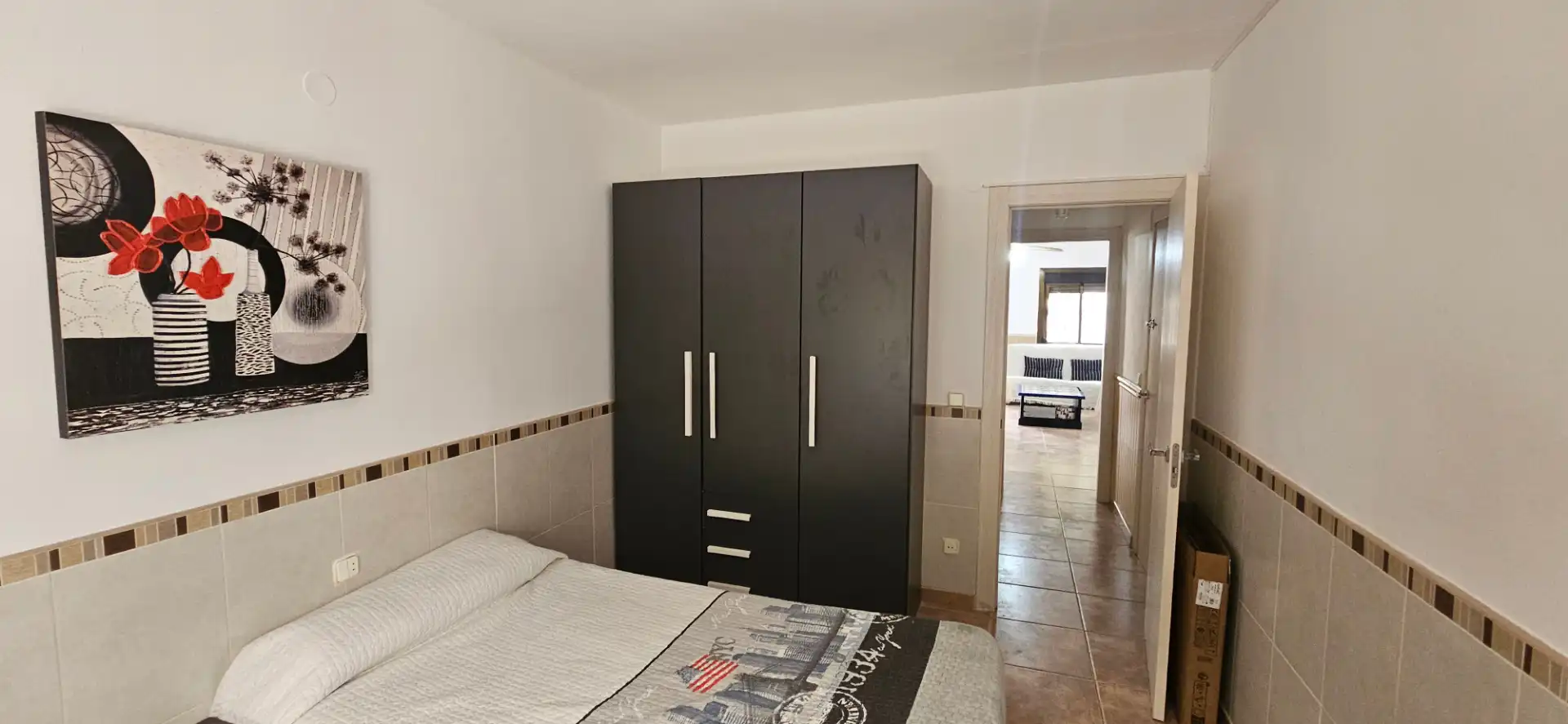 Bedroom of Flat for rent in El Campello  with Air Conditioner, Heating and Furnished