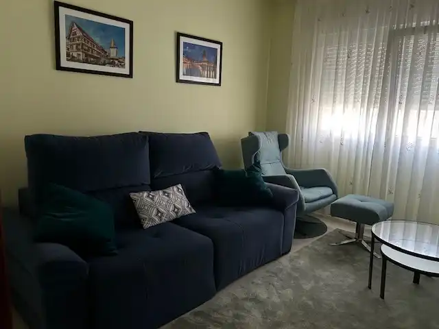 Sala de estar de Casa o chalet en venta en A Illa de Arousa  con Calefacción, Jardín privado y Terraza