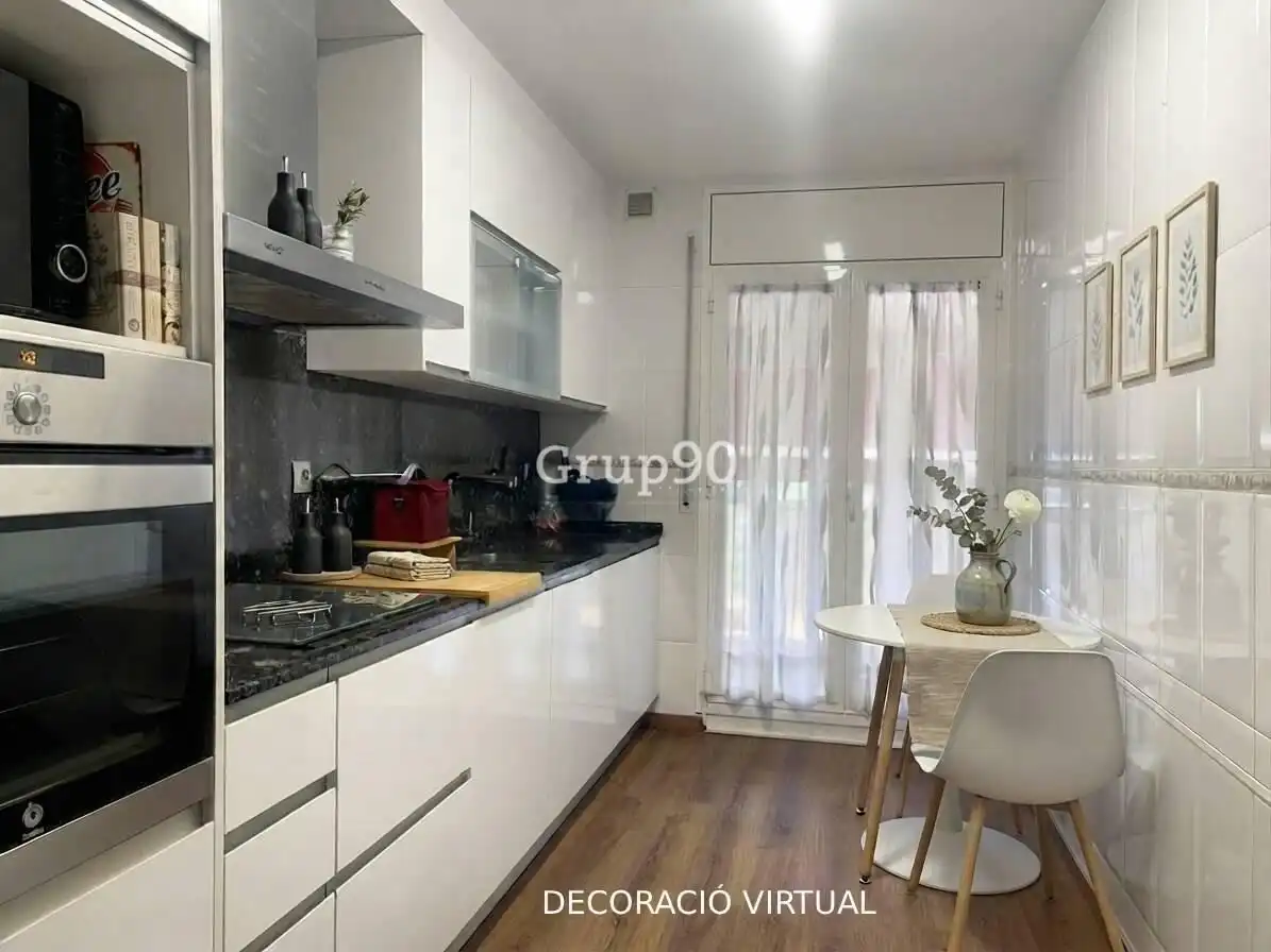 Cocina de Casa adosada en venta en Puigverd de Lleida con Aire acondicionado, Calefacción y Parquet
