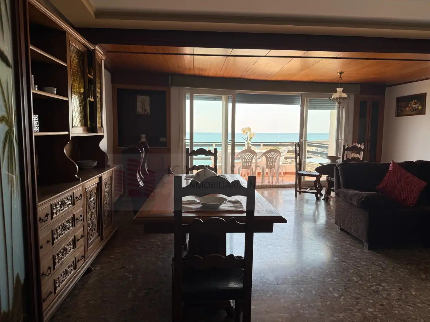 Dining room of Flat for rent in Vinaròs  with Heating, Terrace and Furnished