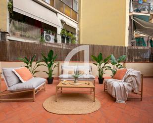 Terrace of Flat to rent in  Barcelona Capital  with Air Conditioner, Heating and Terrace